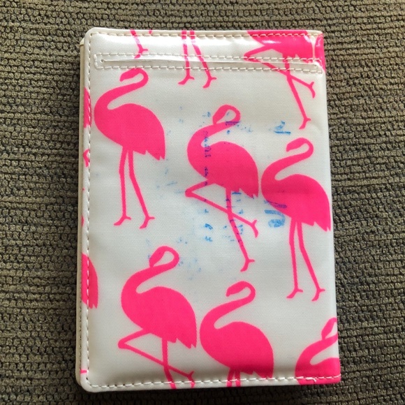Kate Spade NY Flamingo Print Passport Holder Cover - Picture 6 of 7